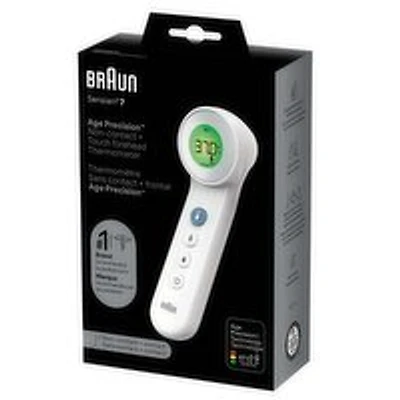 Braun - Braun Sensian 7 Non-contact + Touch Forehead Thermometer with Age Precision, 1 Each