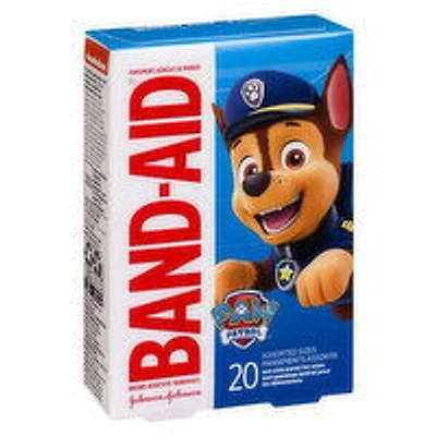 Band-Aid - Paw Patrol Bandages, Assorted Sizes, 20 Each