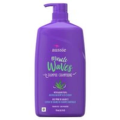 Aussie - Shampoo, Miracle Waves with Australian Hemp Seed Extract, 778 Millilitre
