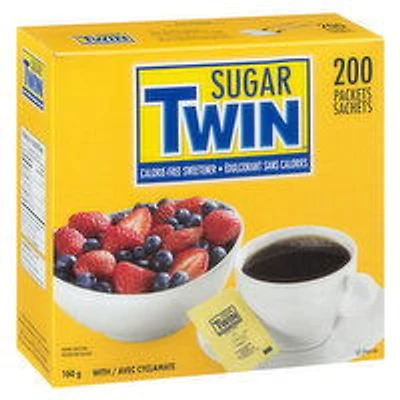 Sugar Twin - Calorie-Free Sweetener Packets, 200 Each
