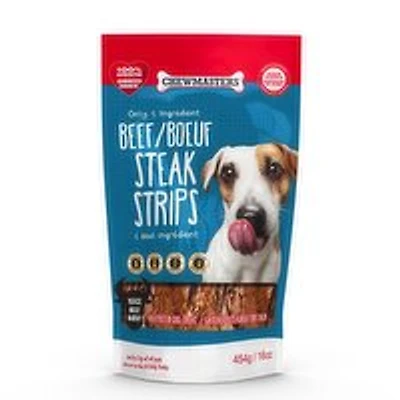 Chewmasters - Dog Treats, Beef Tender Strips, 454 Gram