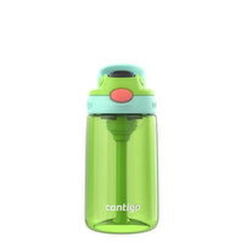 Contigo - Kids 14OZ Cool Lime with Jade Vine Cleanable Water Bottle, 14 Ounce