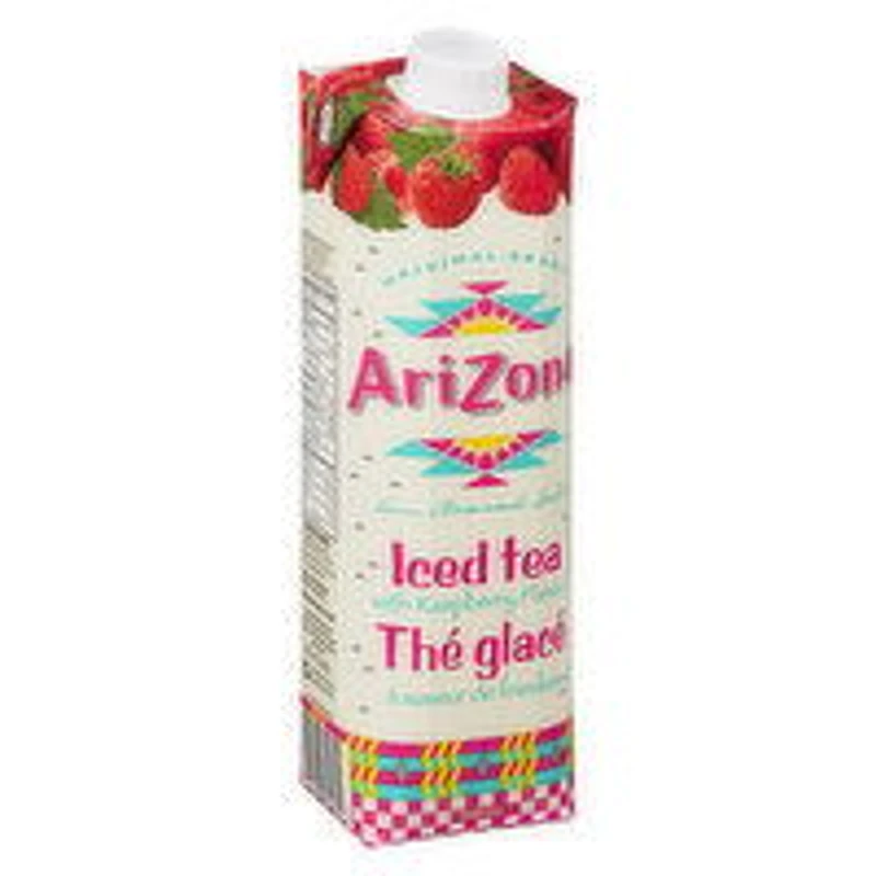 AriZona - 100% NaturalRaspberry Flavour Iced Tea, 960 Millilitre