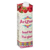 AriZona - 100% NaturalRaspberry Flavour Iced Tea, 960 Millilitre