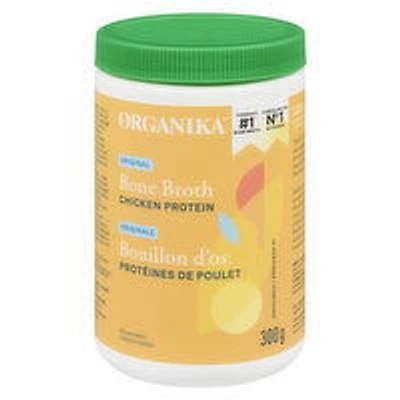 Organika - Bone Broth Chicken Protein Powder Original, 300 Gram