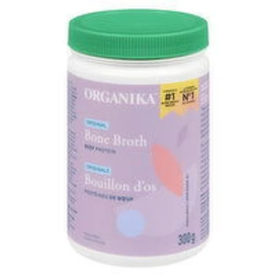 Organika - Original Bone Broth Beef Protein Powder, 300 Gram