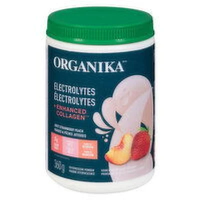 Organika - Electrolytes + Enhanced Collagen Strawberry Peach, 360 Gram
