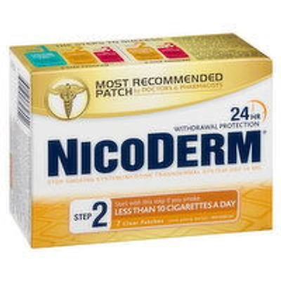 Nicoderm - Stop Smoking System Step 2, 7 Each