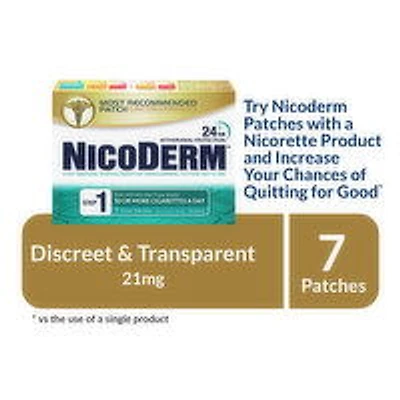 Nicoderm - Stop Smoking System Step 1, 7 Each