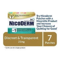 Nicoderm - Stop Smoking System Step 1, 7 Each