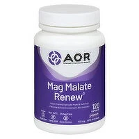 AOR - Mag Malate Renew, 120 Each