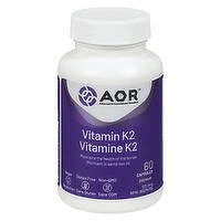 AOR - Vitamin K2 120MCG, 60 Each