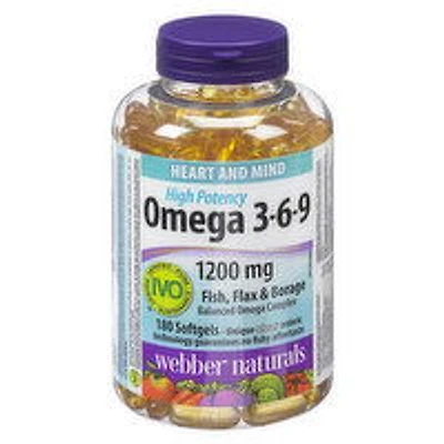 Webber Naturals - Omega 369, 180 Each