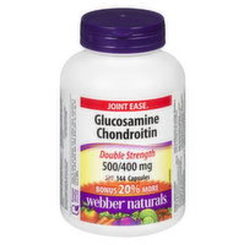 Webber Naturals - Glucosamine Chondroitin Extra Strength 500/400mg, 144 Each