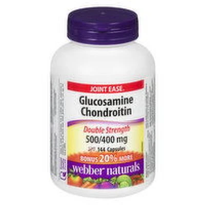 Webber Naturals - Glucosamine Chondroitin Extra Strength 500/400mg, 144 Each