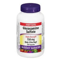 Webber Naturals - Webber Glucosamine Sulfate Trpl Strng, 250 Each