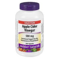 Webber Naturals - Apple Cider Vinegar 500mg, 240 Each