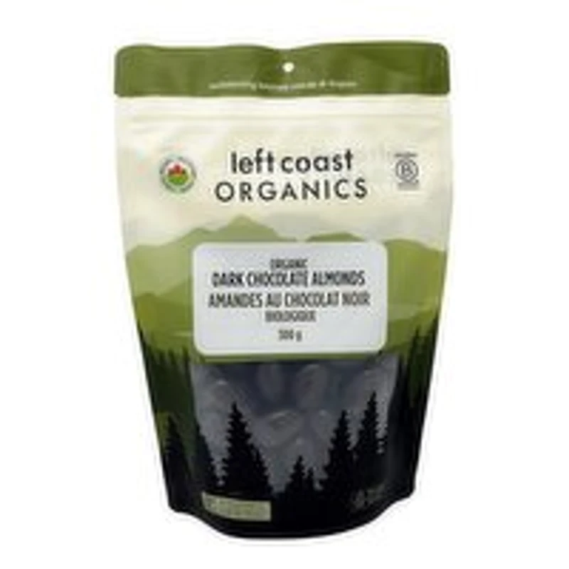 left coast - Organic Chocolate Almonds, 300 Gram
