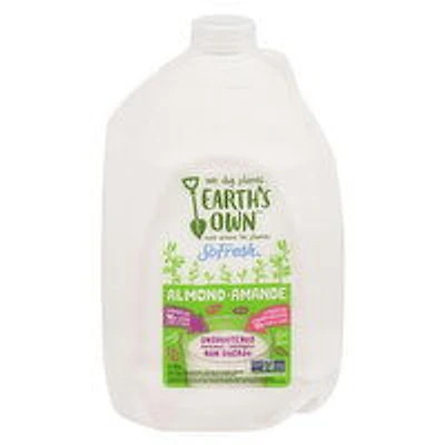 Earth's Own - Almond Milk Unsweetened, 3.95 Litre