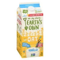 Earth's Own - Oat Milk, Sweetened Vanilla, 1.75 Litre