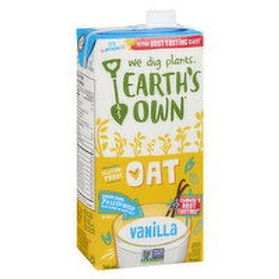 Earth's Own - Oat Beverage Vanilla, 946 Millilitre