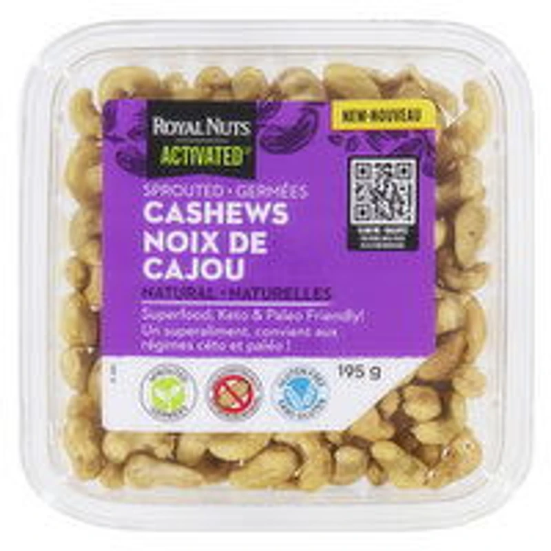 Royal Nut - Sprouted Cashews, 195 Gram