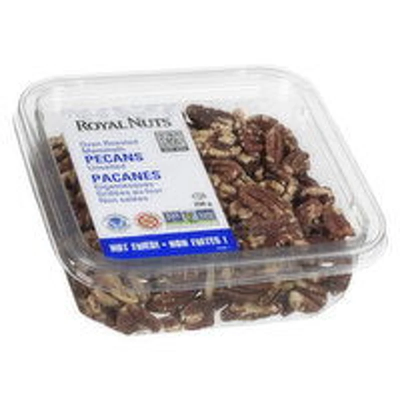 Royal Nuts - Oven Roasted Mammoth Pecans Unsalted, 250 Gram