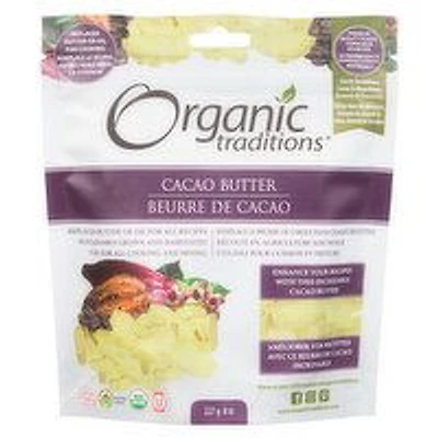 Organic Traditions - Cacao Butter, 227 Gram