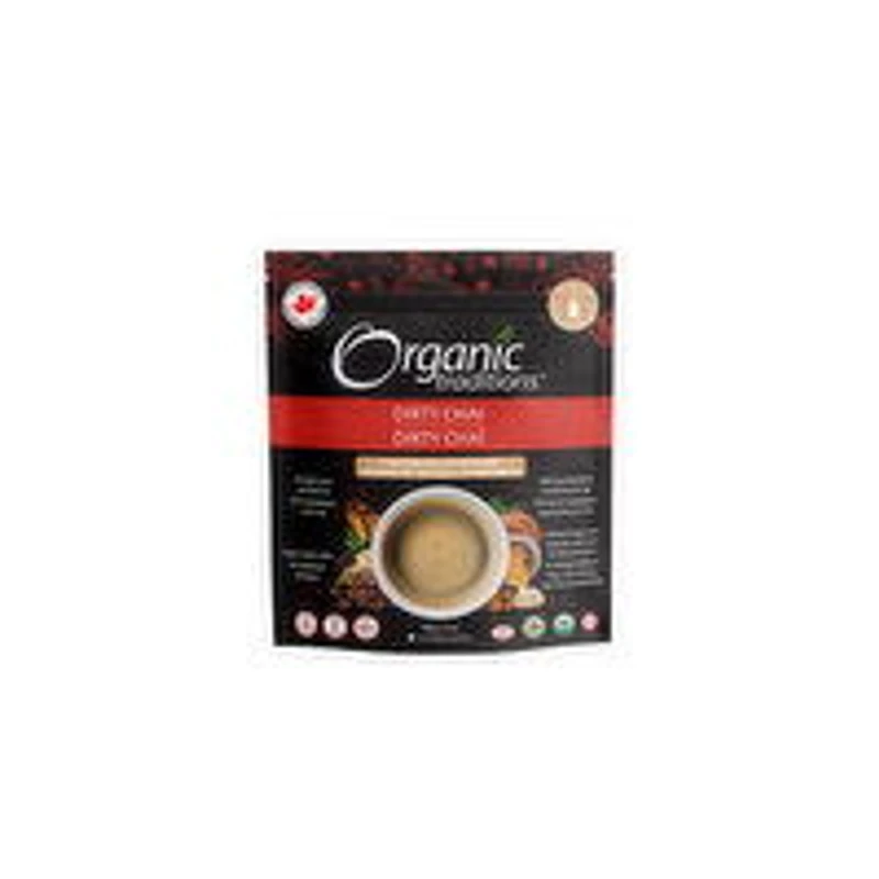 Organic Traditions - Dirty Chai 5 Mushroom Coffee Blend, 100 Gram