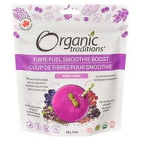 Organic Traditions - Fibre Fuel Smoothie Boost Berry, 300 Gram