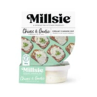 Millsie - MILLSIE Chives & Garlic Cashew Dip, 185 Gram