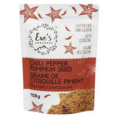 Eve's Crackers - Chili Pepper & Pumpkin Seed, 108 Gram