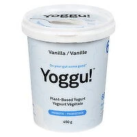 Yoggu - Plant Based Yogurt Cultured Coconut Vanilla, 450 Gram