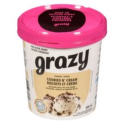 GRAZY - Cookies N Cream Ice Cream, 500 Millilitre