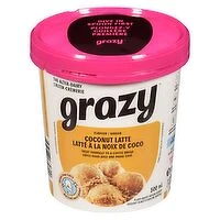 GRAZY - Coconut Latte Ice Cream, 500 Millilitre