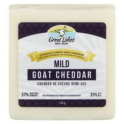 Great Lakes Goat Dairy - Mild Goat Cheddar Cheese, 175 Gram