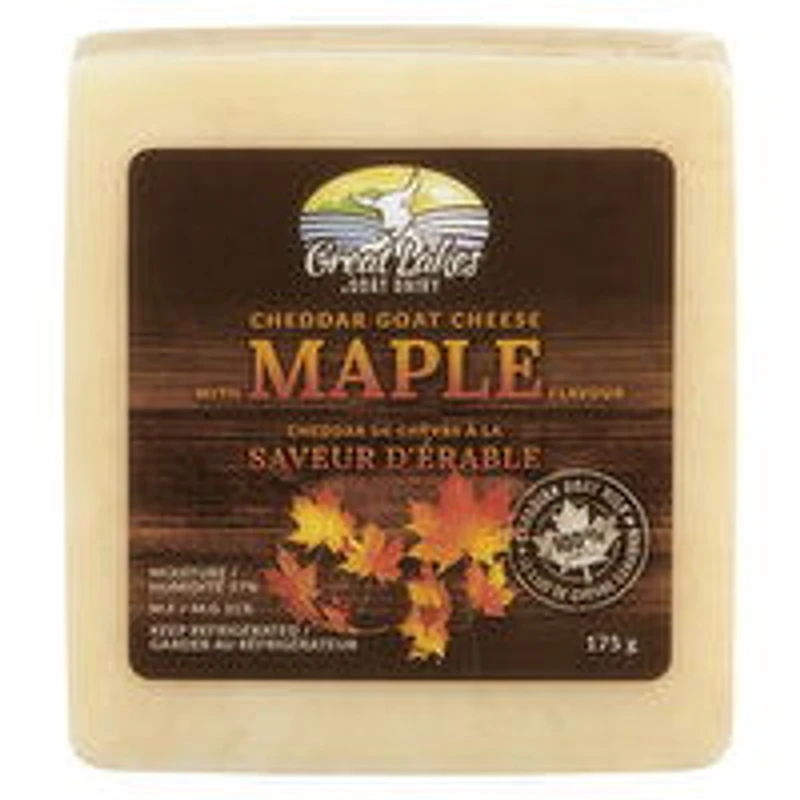 Great Lakes Goat - Cheddar Goat Cheese w/ Maple, 175 Gram