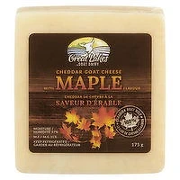 Great Lakes Goat - Cheddar Goat Cheese w/ Maple, 175 Gram