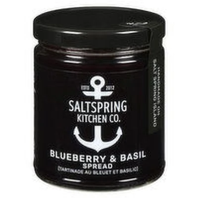 Salt Spring Kitchen - Savoury Spread - Blueberry & Basil, 270 Millilitre