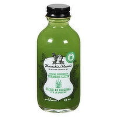 Moonshine Mama - Supergreen Turmeric Elixir, 60 Millilitre