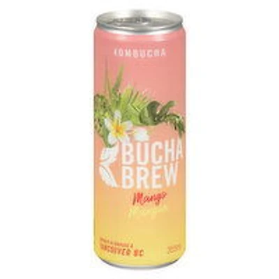 Bucha Brew - Kombucha - Mango, 355 Millilitre