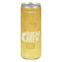 Bucha Brew - Ginger Kombucha, 355 Millilitre