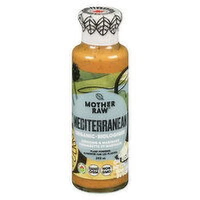 Mother Raw - Dressing - Organic Mediterranean, 242 Millilitre