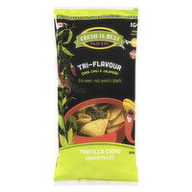 Fresh is Best - Tortilla Chips Tri-Flavour, 300 Gram