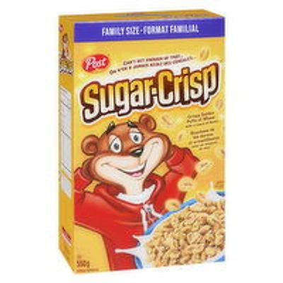 Post - Sugar-Crisp Cereal, 550 Gram