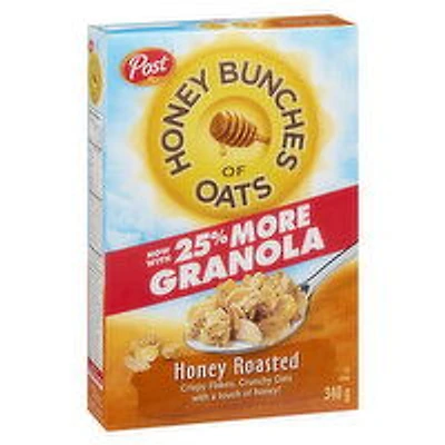 Post - Honey Bunches of Oats Cereal, Honey Roasted, 340 Gram