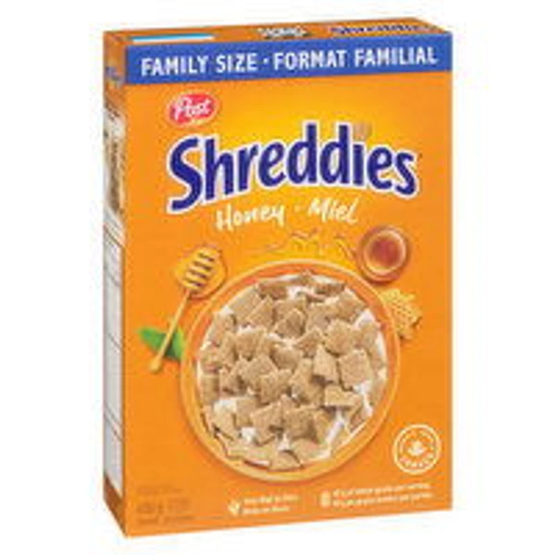 Post - Family Size Honey Shreddies, 635 Gram
