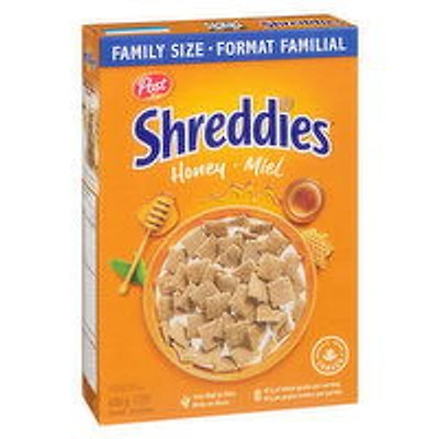 Post - Family Size Honey Shreddies, 635 Gram