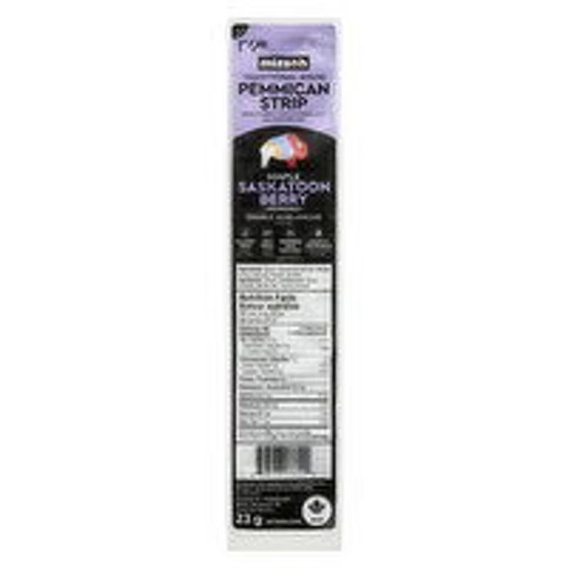 Mitsoh - Maple Saskatoon Berry Pemmican Strip, 23 Gram