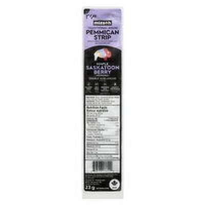Mitsoh - Maple Saskatoon Berry Pemmican Strip, 23 Gram